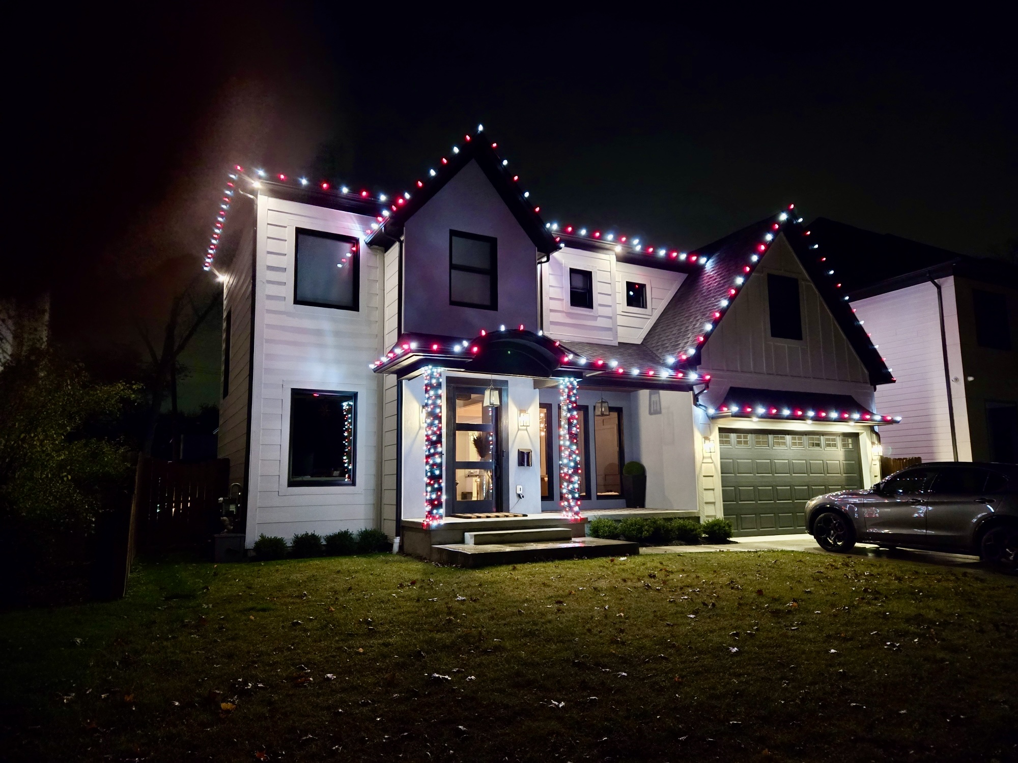 Christmas Light installation royal oak